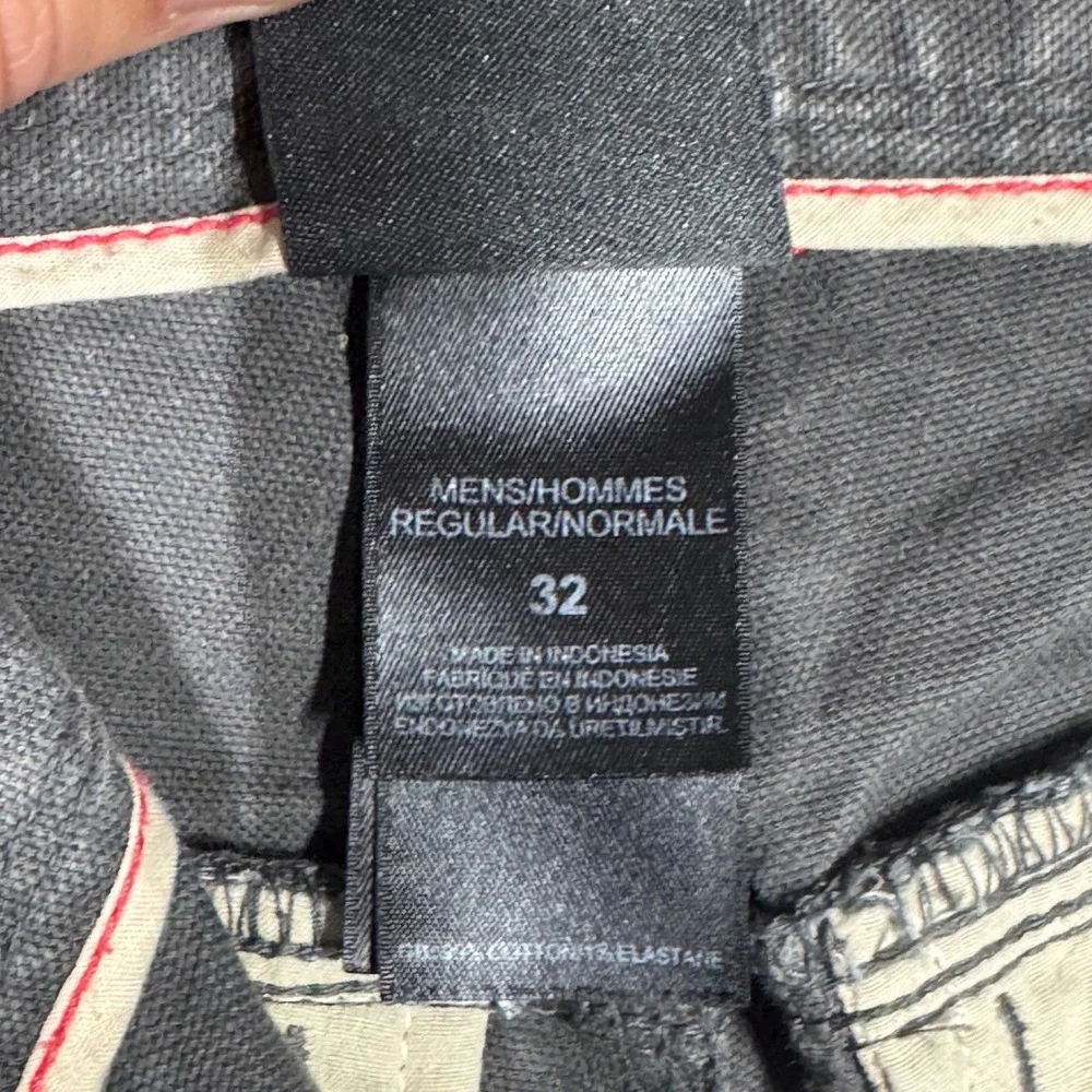 The North Face Mens 32 Regular Straight Leg Pants Charcoal Gray Heavy Duty